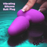 Flexible Vibrating Silicone Butt Plug - Purple