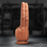 The Pleaser Double Finger Silicone Dildo