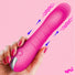 Thrusting Silicone Dildo - Pink