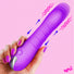 Thrusting Silicone Dildo - Purple