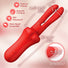 Double Licker Thrusting Silicone Vibrator