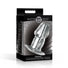 Dicked Clear Hollow Anal Plug - Medium