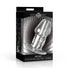Dicked Clear Hollow Anal Plug - X-Large