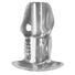 Dicked Clear Hollow Anal Plug - Small