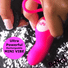 Silicone Mini Vibe  w/ Remote - Pink