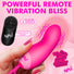 Silicone Mini Vibe  w/ Remote - Pink