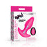 Thrusting & Vibrating Silicone Butt Plug - Pink