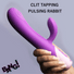 Clit Tapping Pulsing Rabbit - Purple