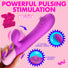 Clit Tapping Pulsing Rabbit - Purple