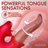 Lusty Licker Kissing & Licking Tongue Vibrator