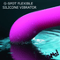G-Spot Flexible Silicone Vibrator - Purple