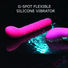 G-Spot Flexible Silicone Vibrator - Pink
