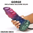 Gorge Inflatable Silicone Dildo