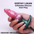 Girthy Likan Inflatable Silicone Anal Plug