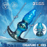 Blizzard Inflatable Silicone Anal Plug