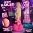K.G. Silicone Dildo with Balls