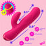 Flexible Ribbed Silicone Rabbit Vibrator