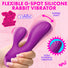Flexible G-Spot Silicone Rabbit Vibrator