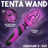 Tenta Wand Silicone Vibrating Wand + Attachment