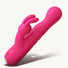 Thrusting Silicone Rabbit Vibrator - Pink