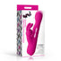 Thrusting Silicone Rabbit Vibrator - Pink