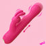 Thrusting Silicone Rabbit Vibrator - Pink
