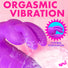Thrusting Silicone Rabbit Vibrator - Purple