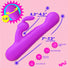 Thrusting Silicone Rabbit Vibrator - Purple