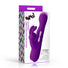 Thrusting Silicone Rabbit Vibrator - Purple