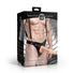 Magnum 9" Hollow Silicone Dildo w/ Harness