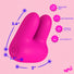 Dual Silicone Vibrator - Purple