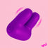 Dual Silicone Vibrator - Pink