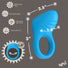 Vibrating Silicone C-Ring