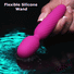 Flexible Silicone Wand - Pink