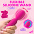 Flexible Silicone Wand - Pink