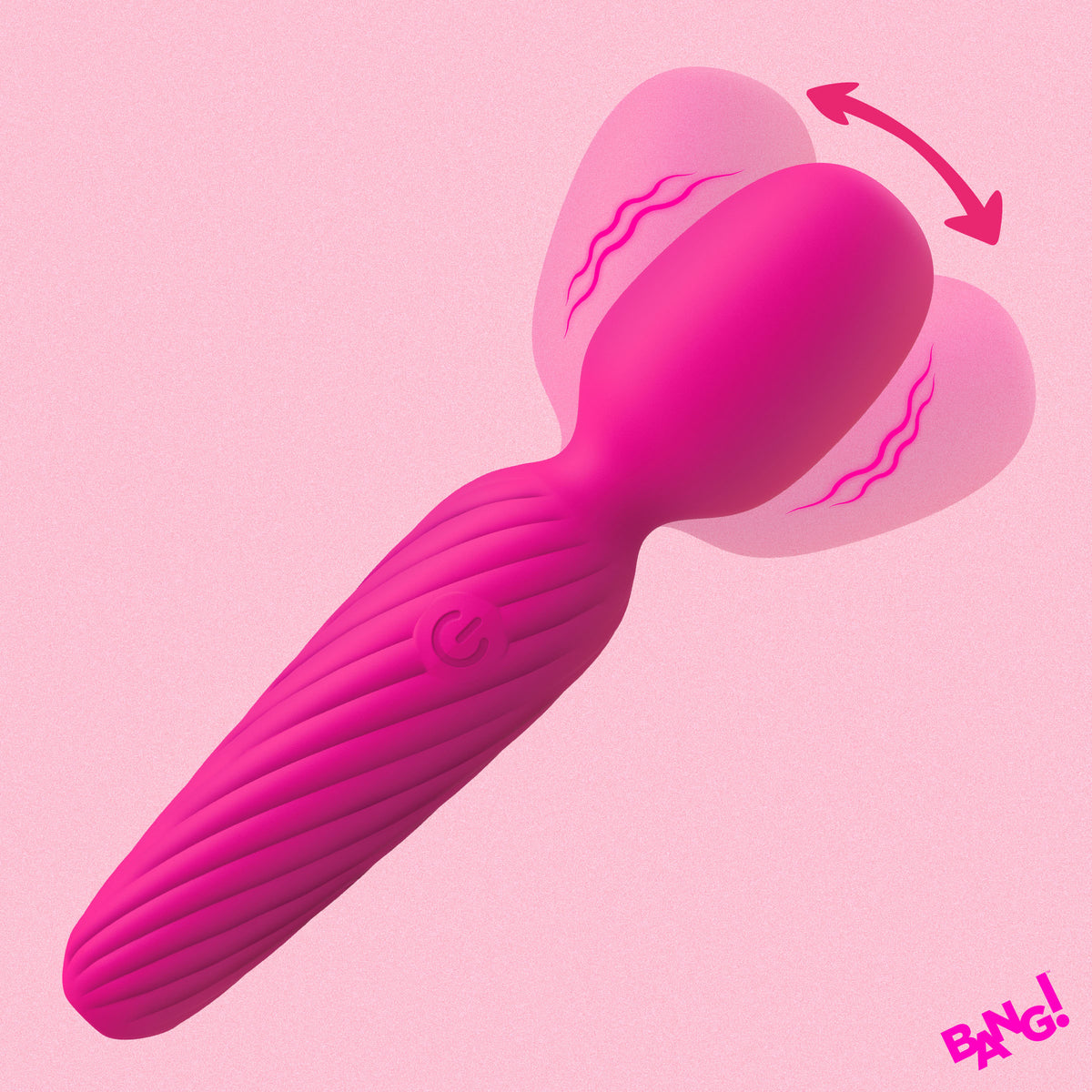 Flexible Silicone Wand - Pink