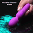 Flexible Silicone Wand - Purple