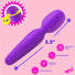 Flexible Silicone Wand - Purple