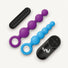 Vibrating Silicone Anal Beads Set w/ Remote
