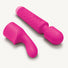 Silicone Vibrating Wand & G-Spot Attachment - Pink