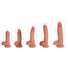 Jock Bareskin Dildo with Balls - 8 Inch