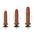 Jock Dark Bareskin Vibrating Dildo - 7 Inch