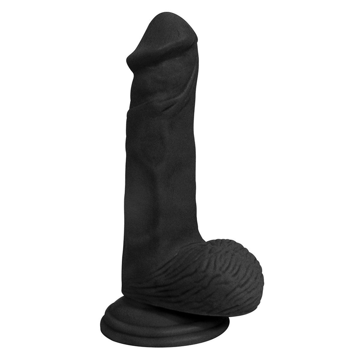 Rooster Xavier Hard and Uncut Dildo - Black