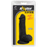 Rooster Xavier Hard and Uncut Dildo - Black
