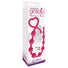 Hearts n Studs Silicone Anal Beads - Pink