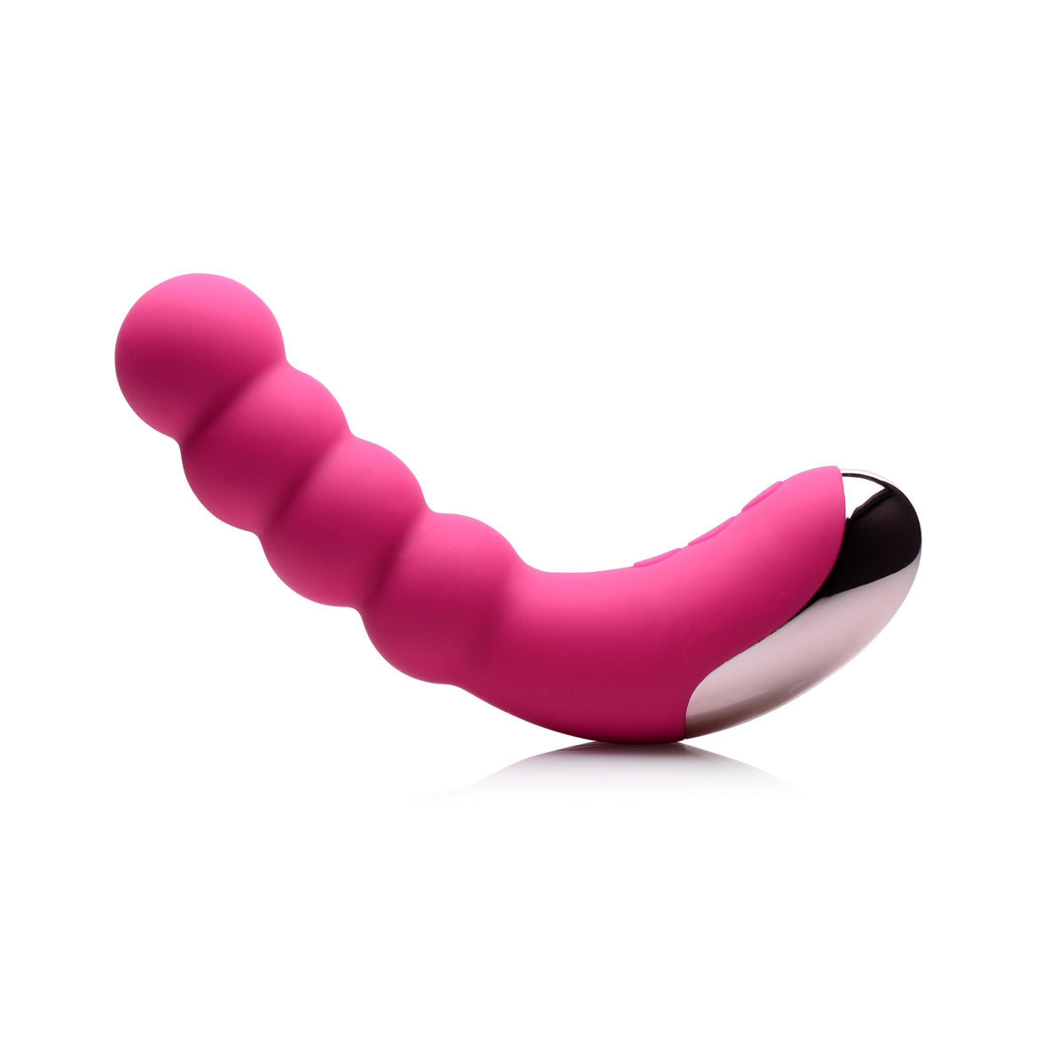 50X Silicone Beaded Vibrator - Pink