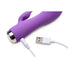 10X Wonder Mini Rabbit Silicone Vibrator - Purple