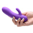 Lil Smoothie 7X Mini Silicone Rabbit Vibe- Violet
