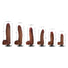7 Inch Vibrating Dildo with Balls - Medium