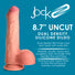JOCK Dual Density 8.7" Uncut Silicone Dildo w/ Balls